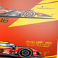 Ferrari SF-24 + 499P poster celebrating victories- A2/A3