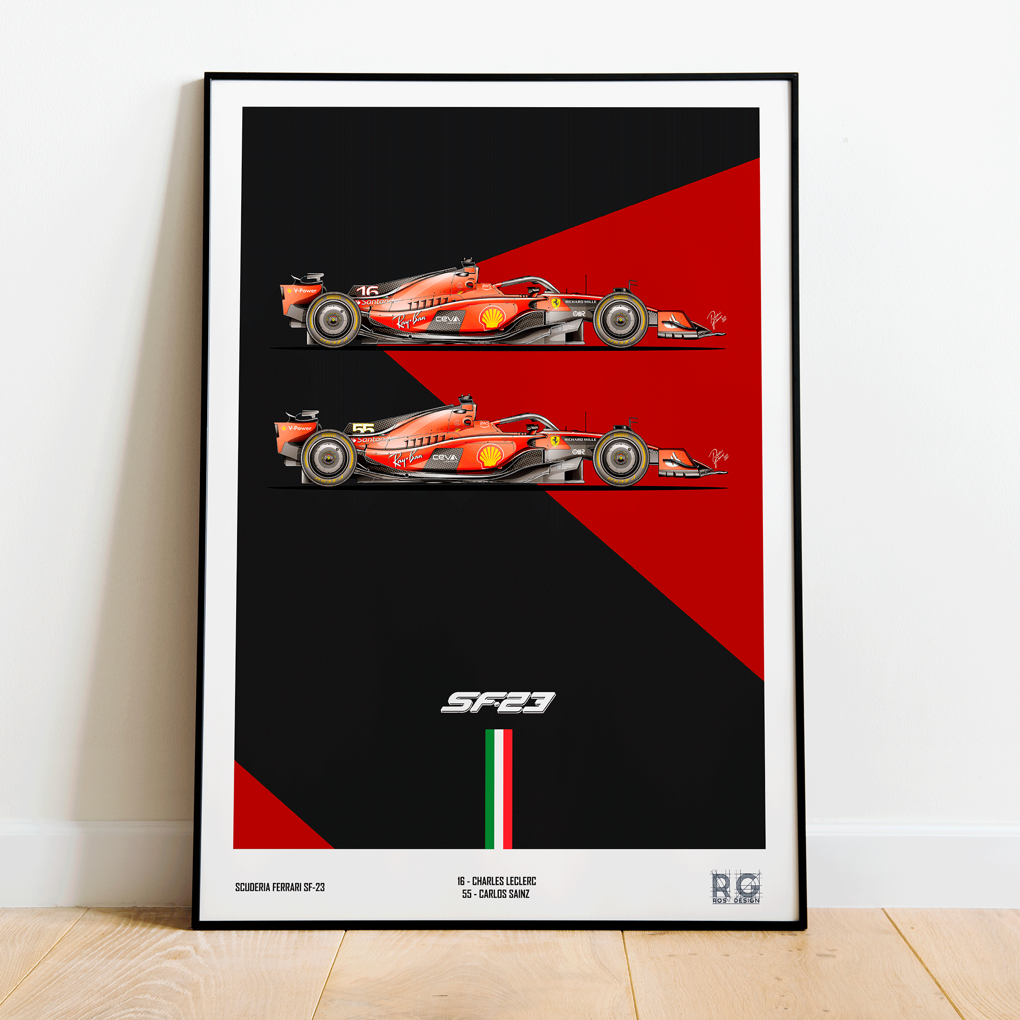 Scuderia Ferrari SF-23 Team - Poster – GP Unboxed